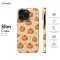 Seamless Cute Orange Pumpkin iPhone 16 Pro Phone Case - Image 6