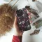 Seamless Floral Spider Web Bat iPhone 16 Pro Phone Case - Image 2