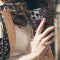 Seamless Floral Spider Web Bat iPhone 16 Pro Phone Case - Image 4