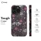 Seamless Floral Spider Web Bat iPhone 16 Pro Phone Case - Image 5