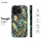 Seamless Green Leaf Bird Parrots iPhone 16 Pro Phone Case - Image 5