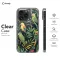 Seamless Green Leaf Bird Parrots iPhone 16 Pro Phone Case - Image 7