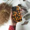 Seamless Pattern Cartoon Halloween Pumpkin iPhone 16 Pro Phone Case - Image 2