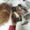 Vintage White Cat Book Lover Library iPhone 16 Pro Phone Case - Image 2