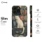 Vintage White Cat Book Lover Library iPhone 16 Pro Phone Case - Image 6