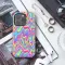 Wavy Colorful Groovy Trippy Psychedelic iPhone 16 Pro Phone Case - Image 3