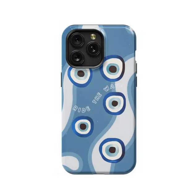 iPhone 16e Blue Evil Eye # Phone Case
