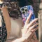 iPhone 16e Blue Pink Seashell Art Phone Case - Image 4