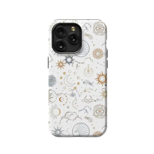 iPhone 16e Celestial Moon Astrology Phone Case