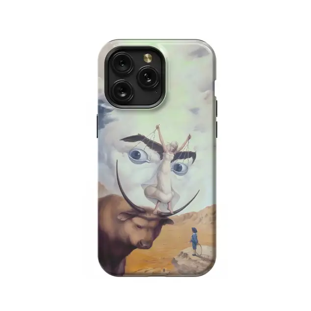 iPhone 16e Optical Illusion Salvador Phone Case