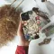 iPhone 16e Paper Flower Collage Phone Case - Image 2
