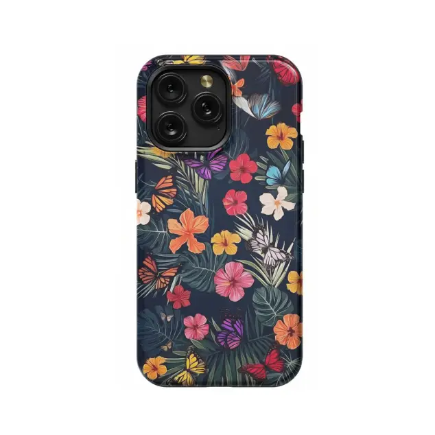 iPhone 16e Tropical Butterfly Phone Case