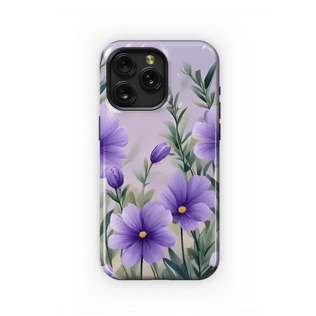 iPhone 5 Ethereal Lavender Wildflower Meadow Art Phone Case