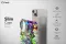 iPhone 5s Alien Aesthetic Space Collage Green Phone Case - Image 7