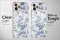 Blue Toile Aesthetic Vintage iPhone 5s Phone Case - Image 2