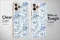Blue Toile Aesthetic Vintage iPhone 5s Phone Case - Image 3