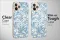 Blue Toile Aesthetic Vintage iPhone 5s Phone Case - Image 4