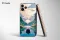 iPhone 5s Clear Anime Lofi Abstact Mountain Phone Case - Image 2