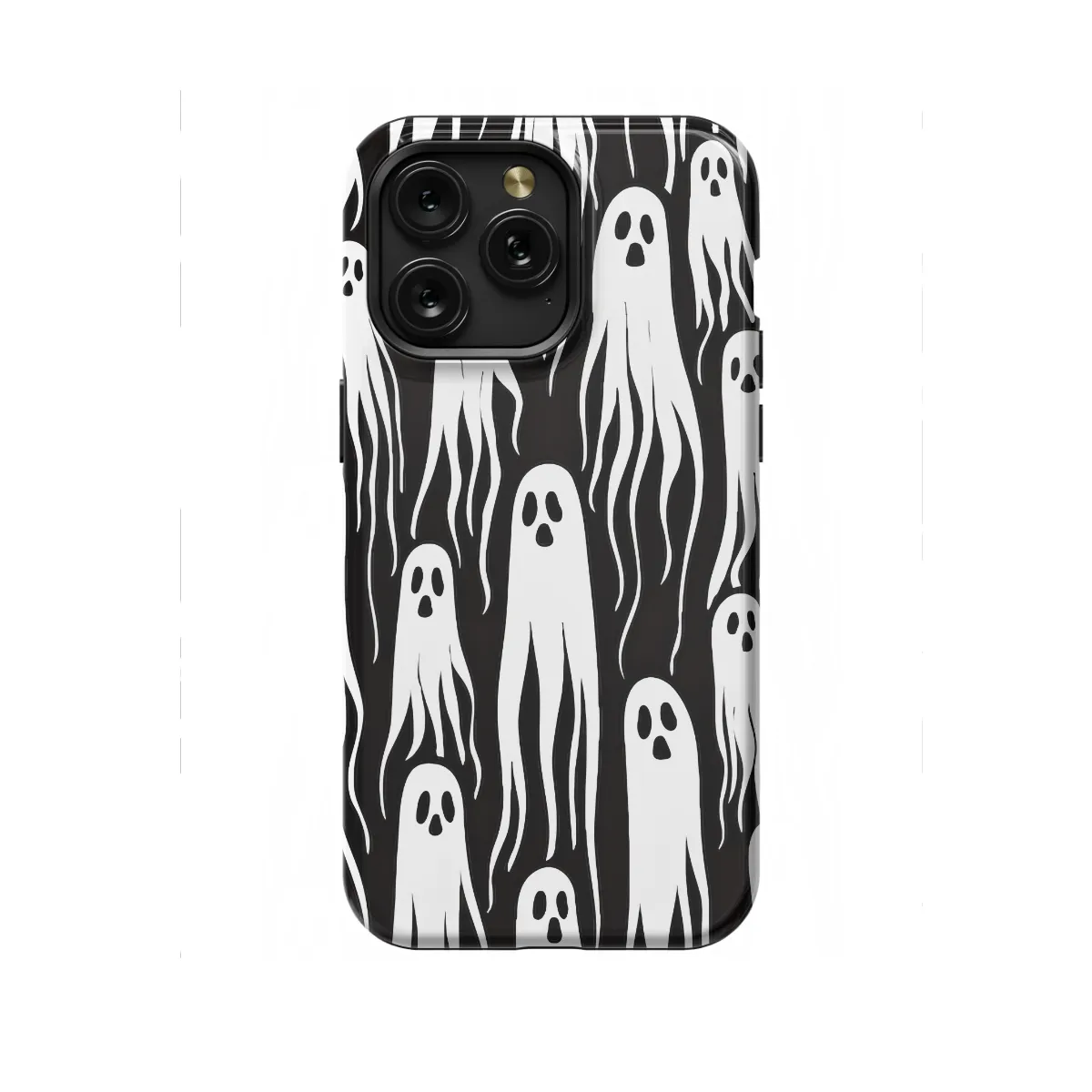 iPhone 5s Cute White Ghost Halloween Graffiti Phone Case - Image 1