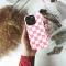 iPhone 5s Daisy Aesthetic Grid Checkered Phone Case - Image 2