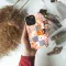 iPhone 5s Groovy Floral Pastel Checkered Phone Case - Image 2