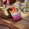 iPhone 5s LGBT+ Lesbian Subtle Lineart Pride , Bi Aesthetic Wavy Paint Phone Case - Image 4