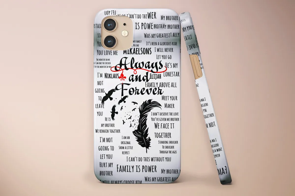 iPhone 5s Meaningful Deep Quote Stefan, Damon, Salvatore, and Elena Soft Phone Case - Image 1