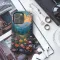 iPhone 5s Painted Landscape Flower Meadow Mountain Forest Sky Phone Case - Image 3