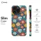 iPhone 5s Retro s Aesthetic Hippie Flowers Colorful Groovy Vibe Phone Case - Image 6