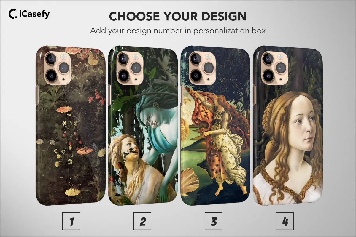 iPhone 5s Sandro Botticelli Aesthetic Renaissance Phone Case - Image 1