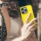 Sleek Plain Yellow TPU with Shock Absorption Models iPhone 5s Phone Case - Image 4