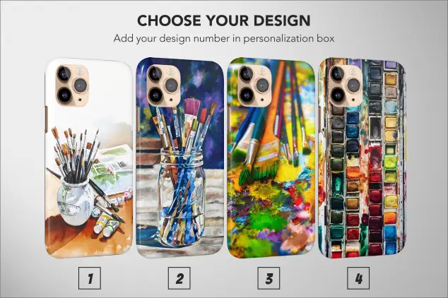 iPhone 5s Watercolor Palette Draw Brush Paint Color Aesthetic Phone Case