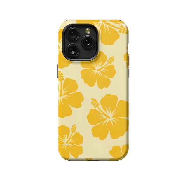 iPhone 6 Cute Yellow Flower YK Hibiscus Phone Case