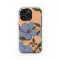 iPhone 6s Plus Vintage Periwinkle Peach Floral Garden Phone Case - Image 1