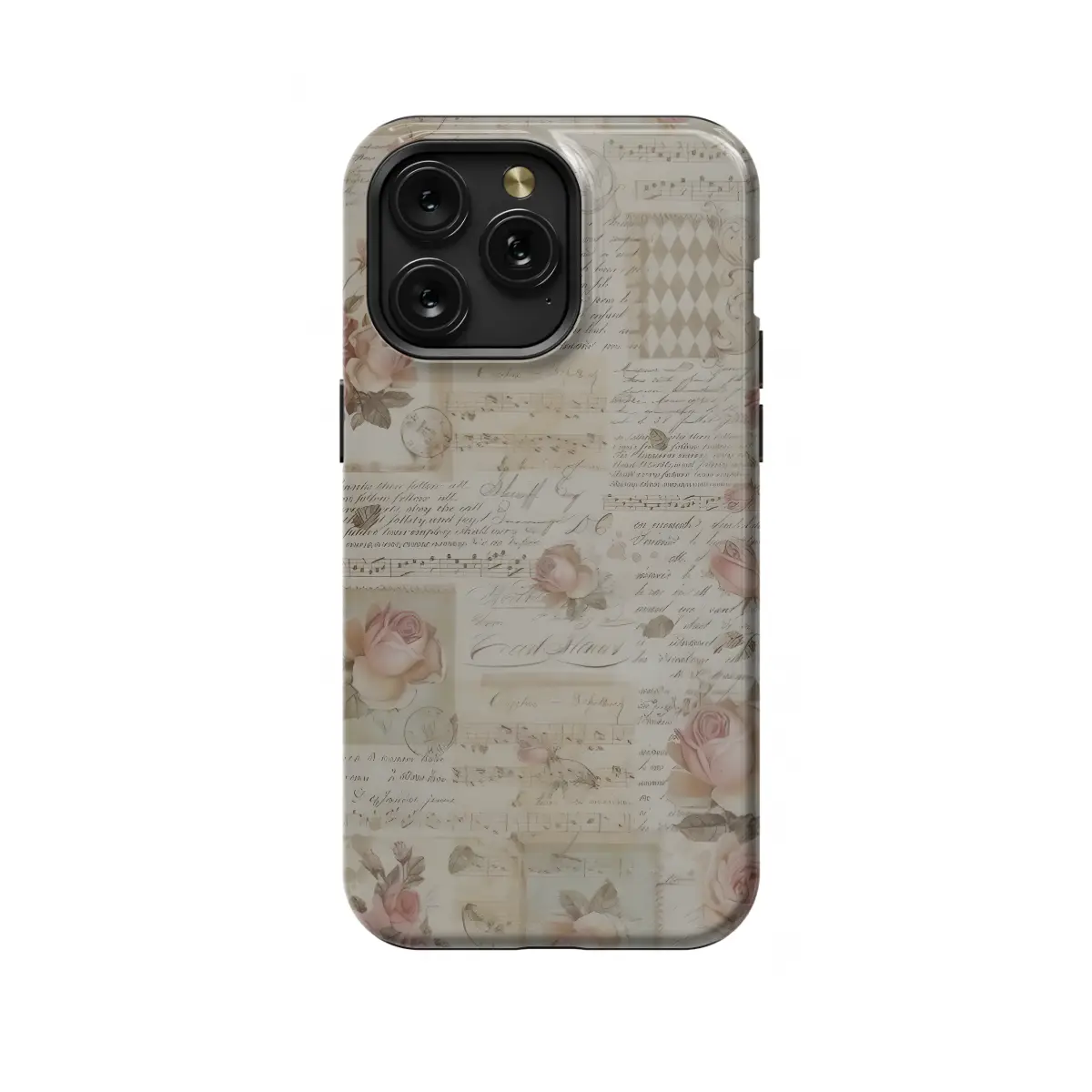 iPhone 8 Plus Floral Vintage Coquette Phone Case - Image 1