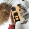Angry Black Cat with Mug - Nope iPhone SE 2022 Phone Case - Image 2