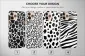 Animal Print Black White Cheetah Zebra Leopard iPhone SE 2022 Phone Case - Image 1