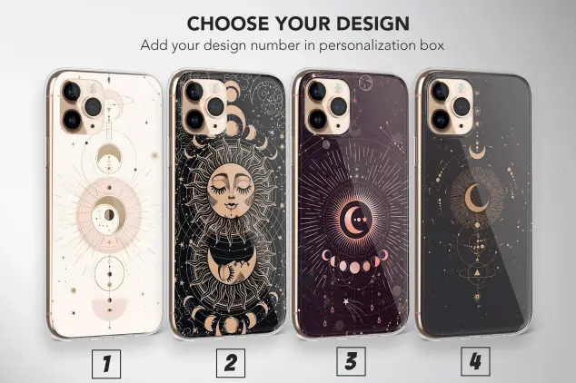 iPhone SE 2022 Astrology Sky Moon Celestial Stars Phone Case