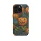 Autumn Halloween Spooky Engraved Head Pumpkin iPhone SE 2022 Phone Case - Image 1