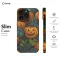Autumn Halloween Spooky Engraved Head Pumpkin iPhone SE 2022 Phone Case - Image 6