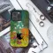 Black Cat Flower Gustav iPhone SE 2022 Phone Case - Image 3