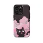 Black cats iPhone SE 2022 Phone Case - Image 1