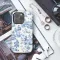 Blue Flower French Toile De Jouy iPhone SE 2022 Phone Case - Image 3