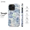 Blue Flower French Toile De Jouy iPhone SE 2022 Phone Case - Image 5