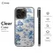 Blue Flower French Toile De Jouy iPhone SE 2022 Phone Case - Image 7