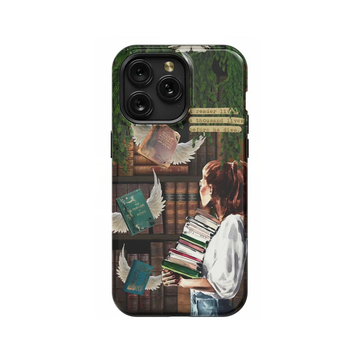 Book Lover Collage Bookish # iPhone SE 2022 Phone Case - Image 1