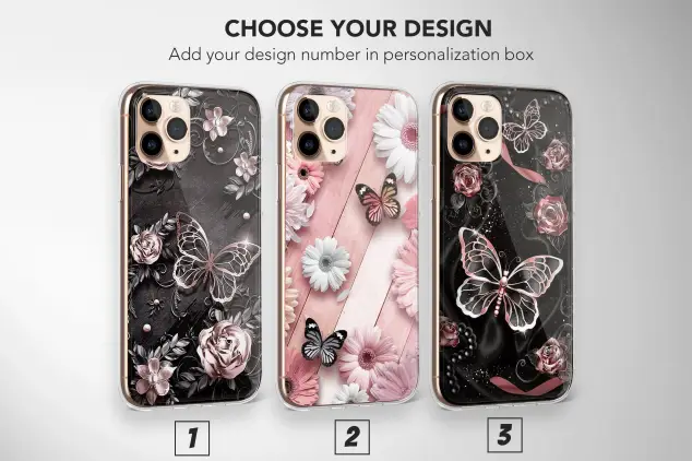 iPhone SE 2022 Butterfly Cute Aesthetic Retro Floral Phone Case