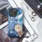 Celestial Blue Stars iPhone SE 2022 Phone Case - Image 3