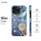 Celestial Blue Stars iPhone SE 2022 Phone Case - Image 6