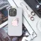 Cute Halloween Pastel Pink Floral Ghost Spooky iPhone SE 2022 Phone Case - Image 3